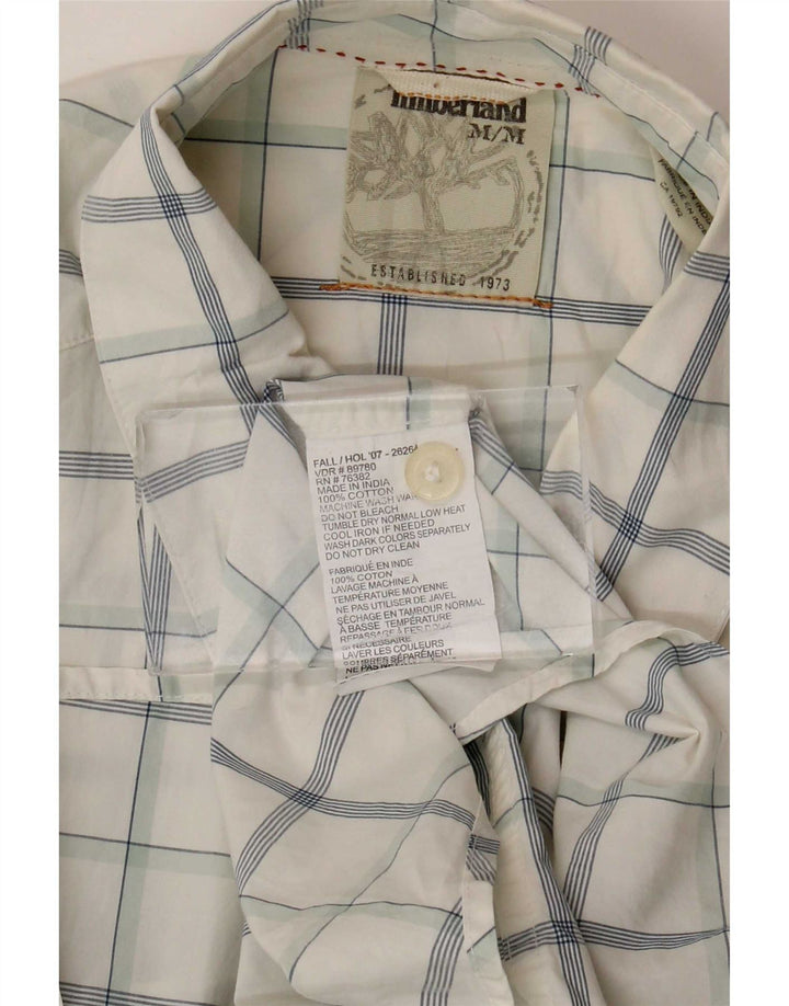 Timberland Chemise Homme Medium White Check Coton