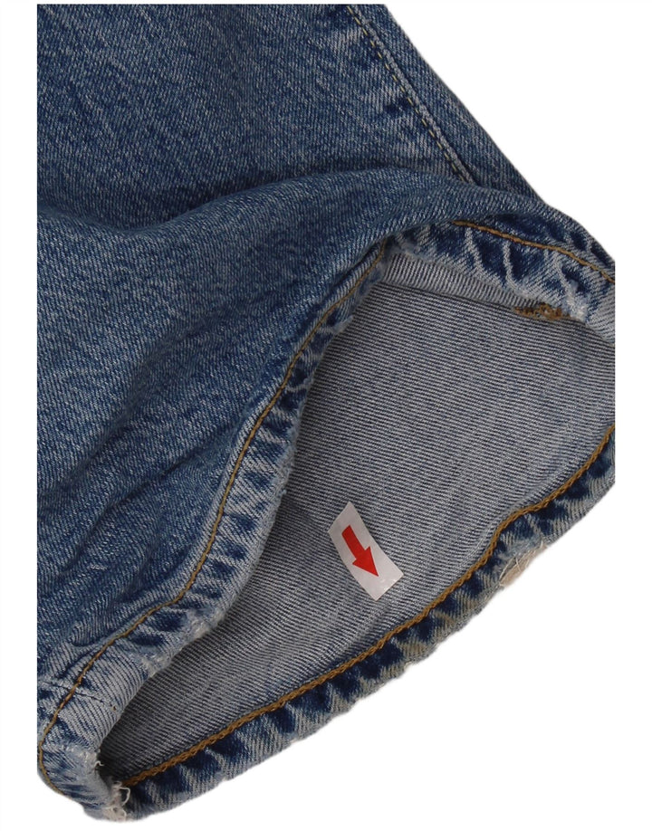 SUPERDRY Jean bootcut effet vieilli W30 L30 bleu coton femme