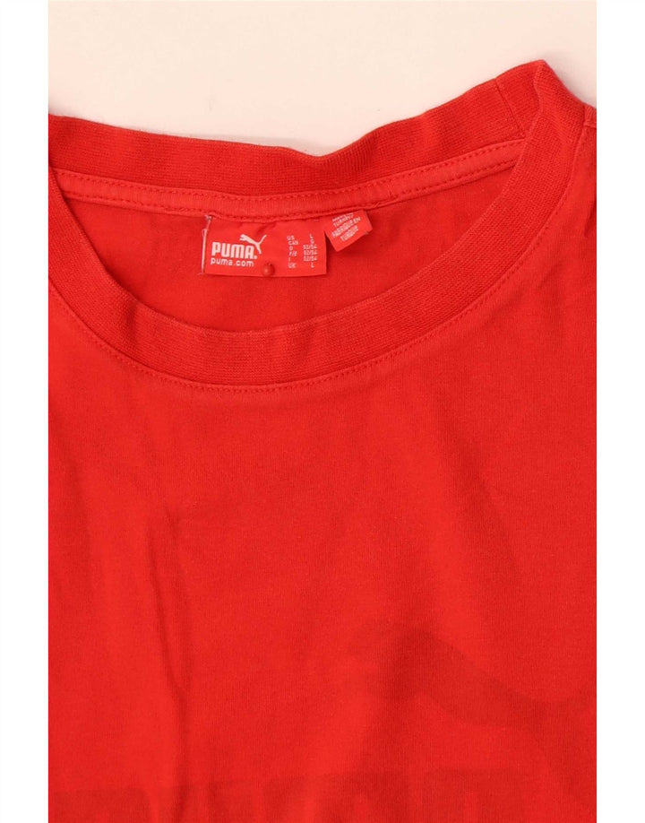 Puma Débardeur Graphic Homme Rouge Taille L