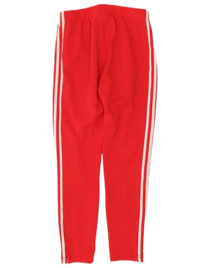 ADIDAS Pantalon de survêtement pour femme UK 10 Small Rouge Polyester