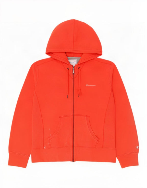Champion Pull à capuche zippé Heritage Classics pour femme UK 14 Rouge moyen