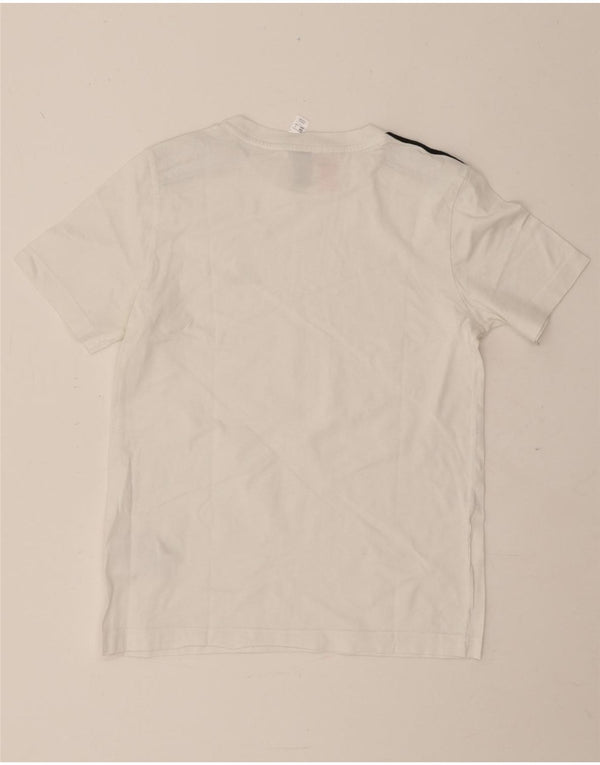 Adidas T-Shirt Top Garçon 11-12 ans Blanc Coton