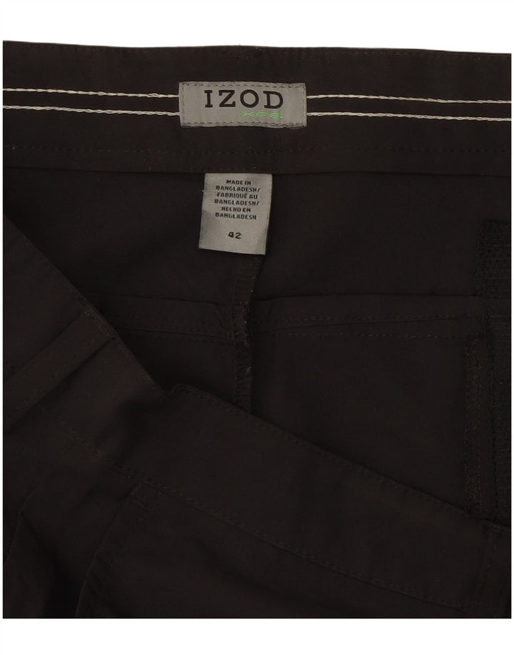 Izod Short Chino Homme W42 2XL Noir Polyester