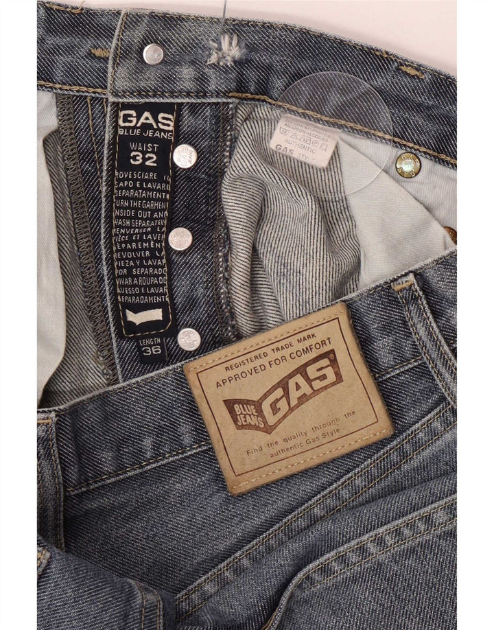 Gas Jean droit Boston homme W32 L30 bleu coton