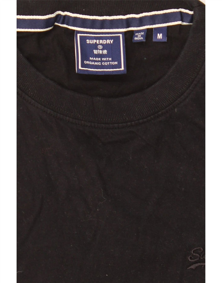 SUPERDRY T-Shirt Homme Noir Moyen Coton