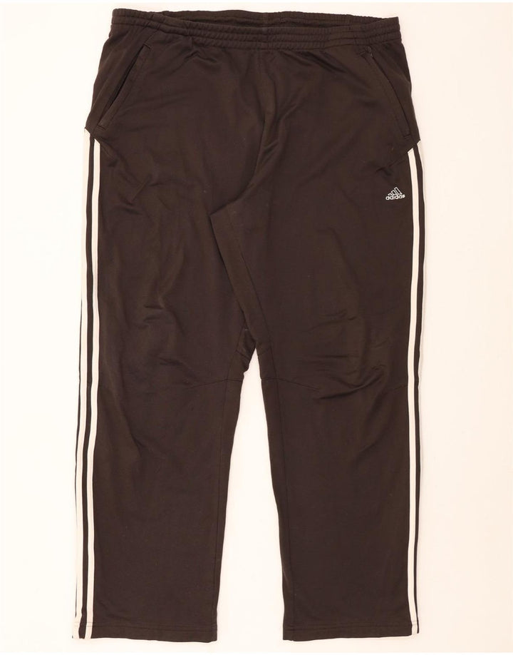 ADIDAS Mens Tracksuit Trousers 2XL Brown Polyester