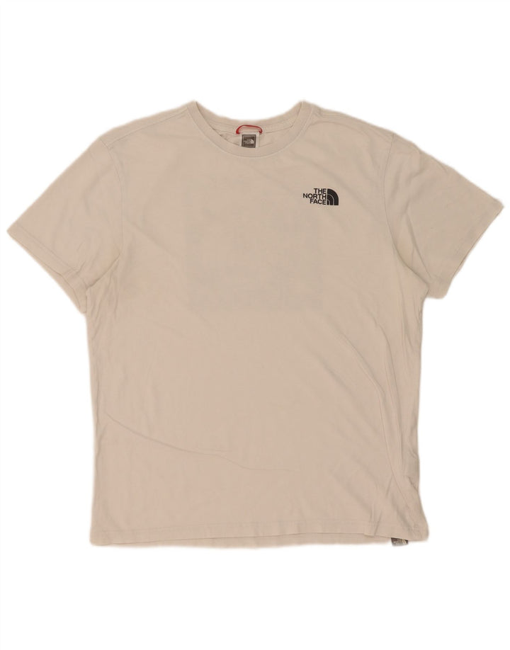 The North Face T-shirt graphique pour homme en coton blanc moyen