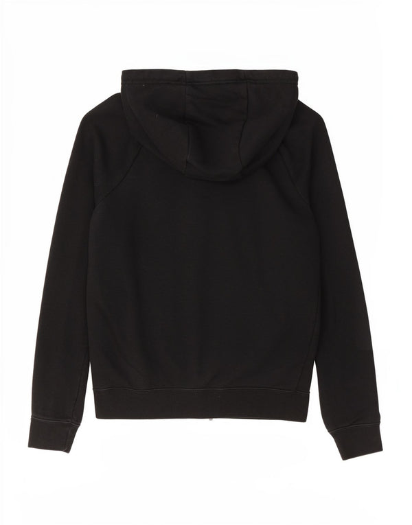Nike Pull à capuche zippé pour femme UK 6 XS Noir Coton Sports