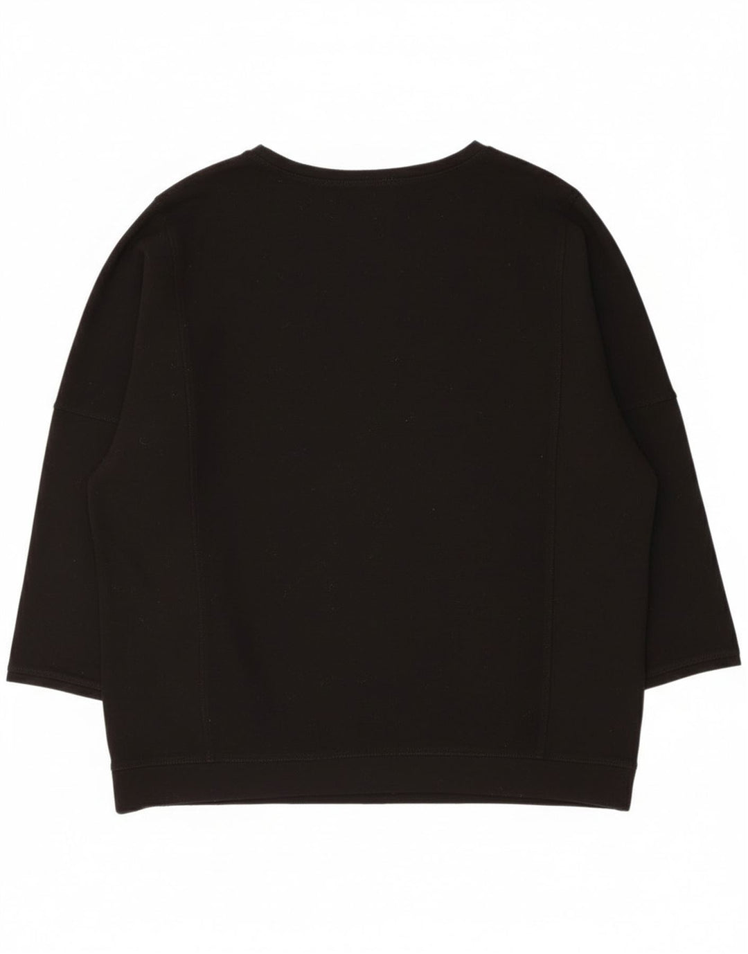 Zara Sweat-shirt surdimensionné pour femme UK 10 Petit Noir