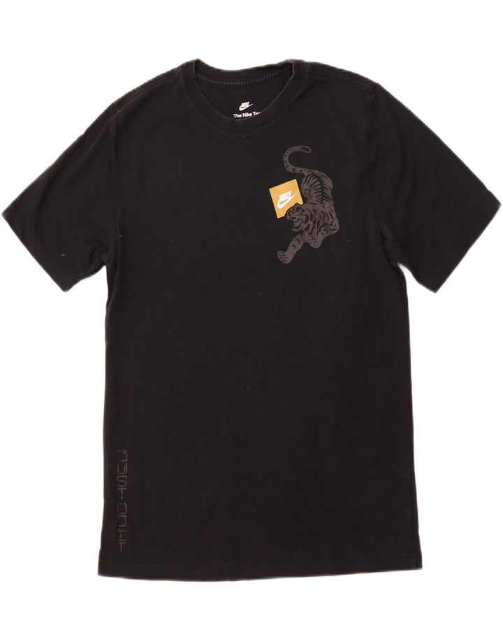 NIKE Haut T-Shirt Graphique Homme Noir Moyen