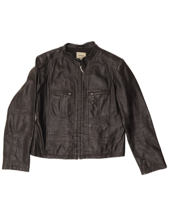 Conbipel Veste en Cuir Femme IT 48 XL Noir