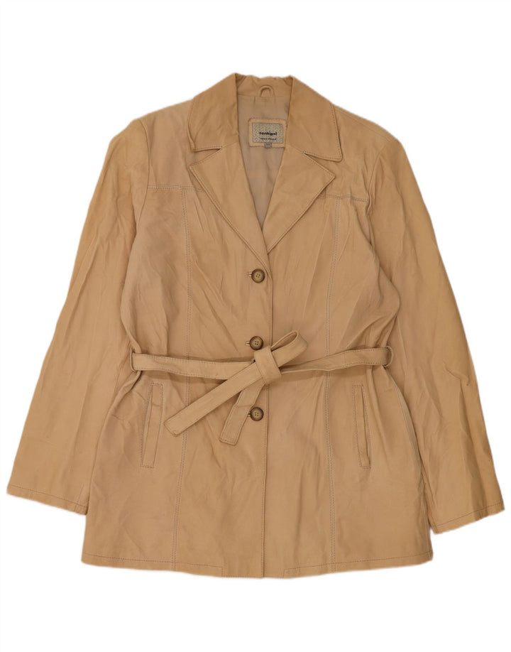 Conbipel Veste En Cuir Femme IT 50 XL Beige