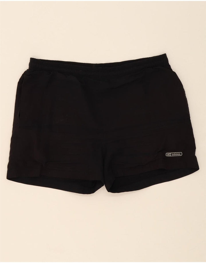 ADIDAS Mens Sport Shorts Large  Black Polyester Vintage Adidas and Second-Hand Adidas from Messina Hembry 