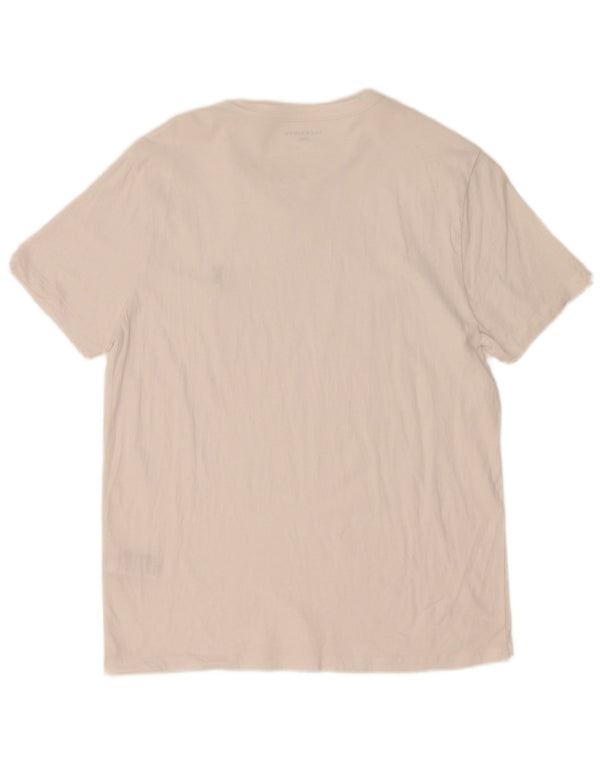 All Saints T-Shirt Homme Haut Large Blanc Coton