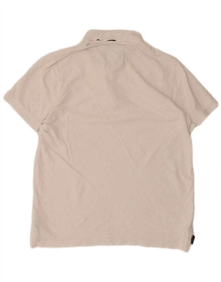 Crew Clothing Polo Homme Grand Blanc Coton