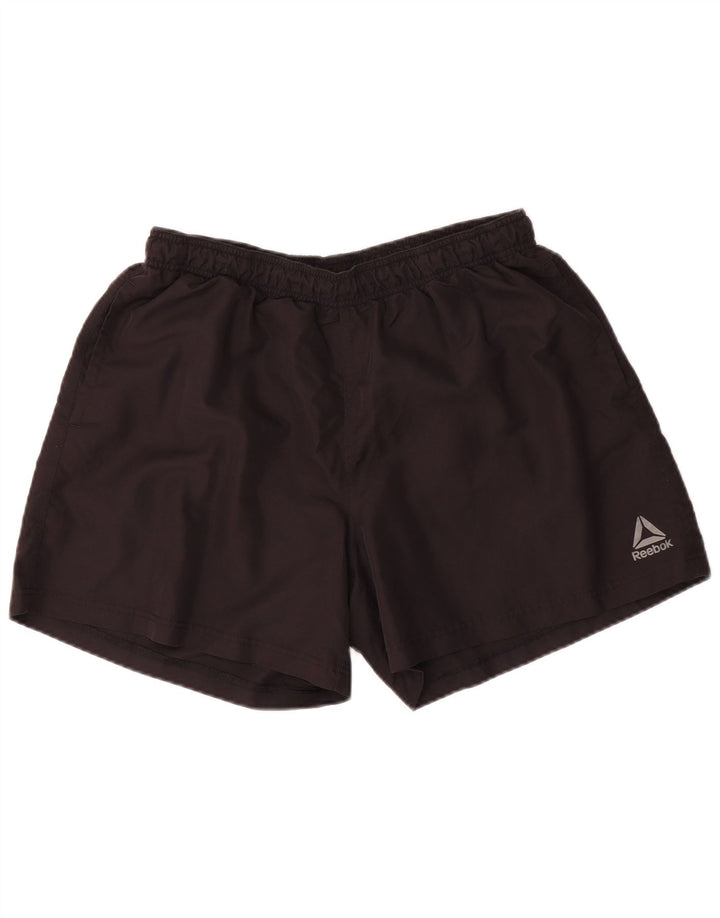Reebok Short de sport homme grand noir polyester