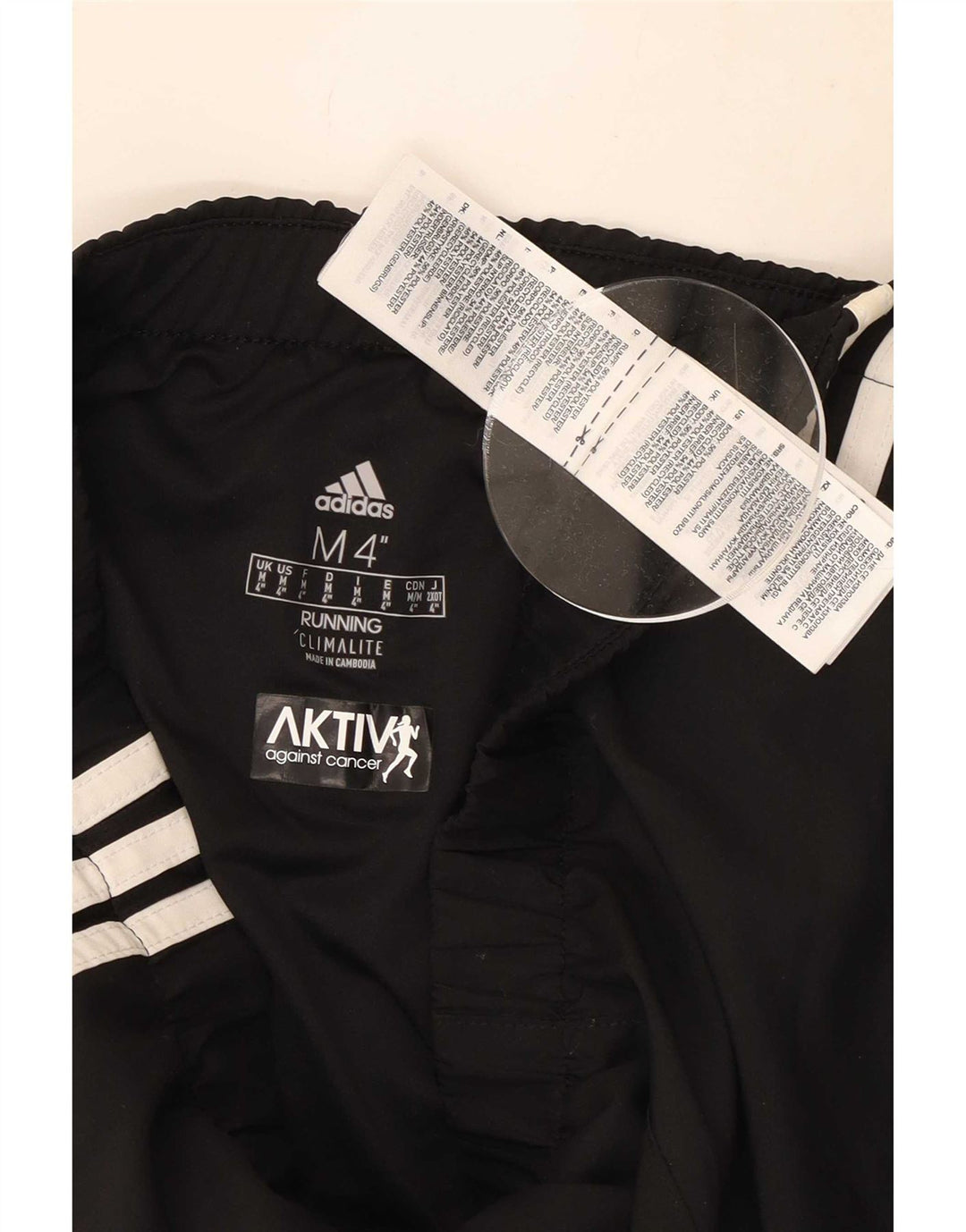 Adidas Climalite Sport Short UK 14 Medium Noir Polyester