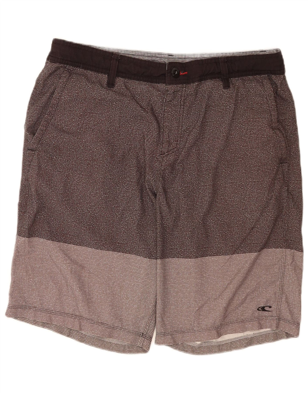 O'Neill Short Chino Homme W34 Large Gris Rayures Polyester