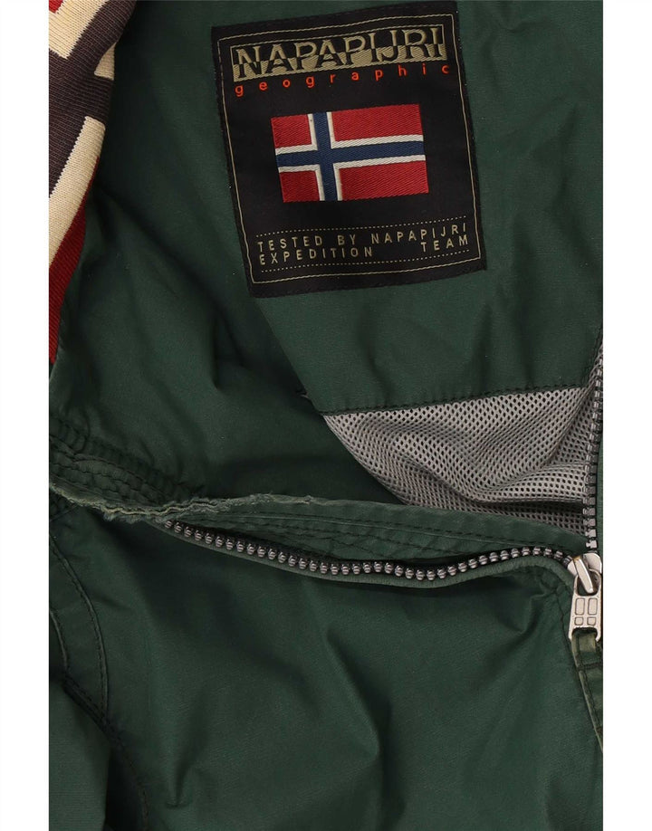 Napapijri Veste Bomber Geographic pour Homme UK 36 Petit Vert