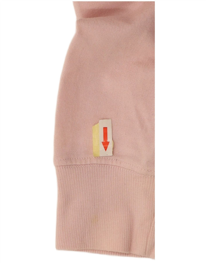 CALVIN KLEIN Sweat-shirt graphique pour femme UK 14 Coton rose moyen