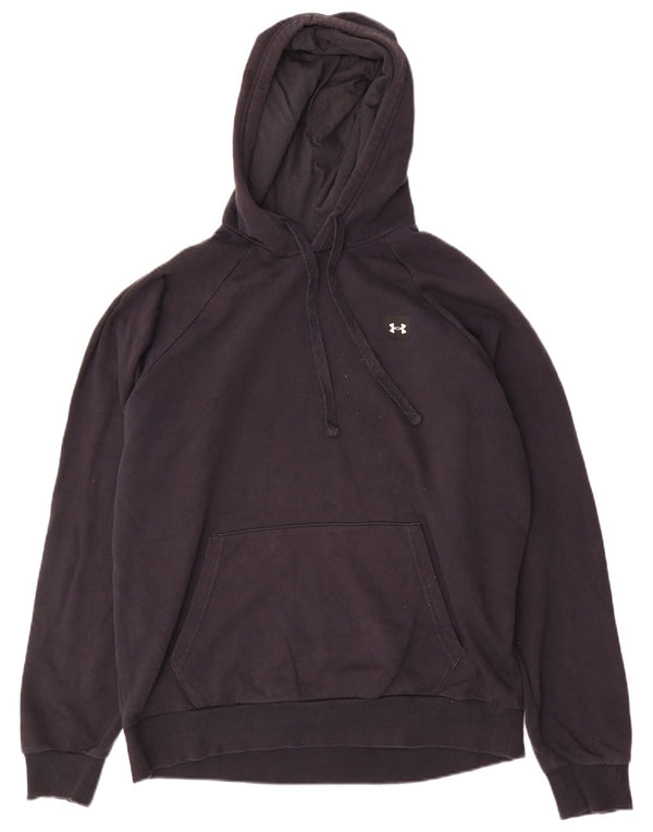 Under Armour Pull à capuche pour homme en coton noir Large