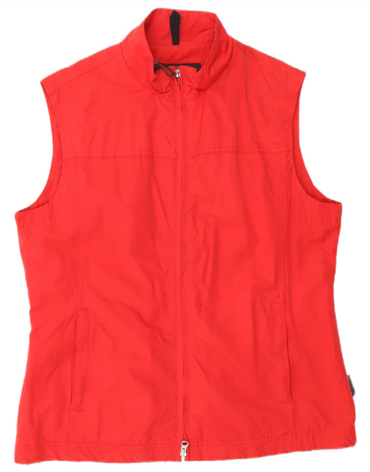 INVICTA Gilet Femme UK 16 Large Rouge Coton