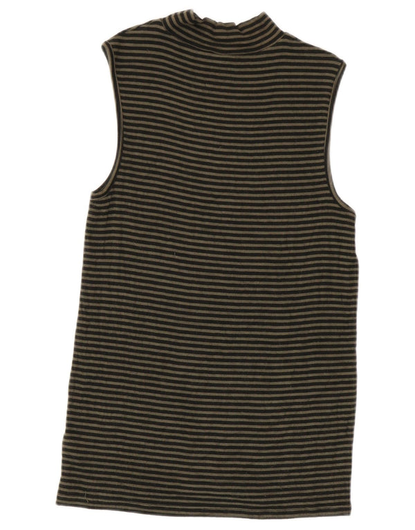 Gap Débardeur Femme UK 12 Medium Noir Rayé Modal