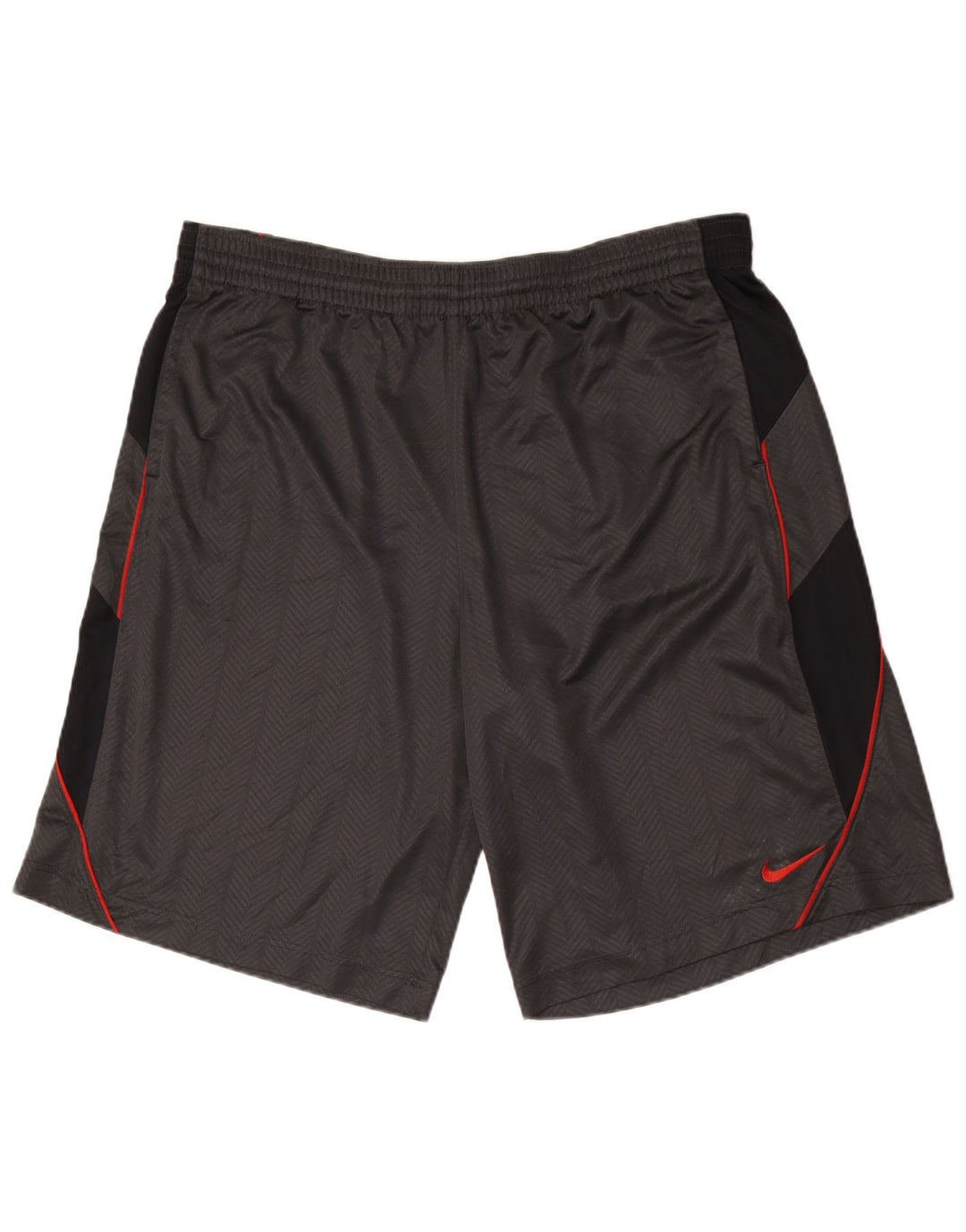 Nike Short de sport pour homme 2XL Gris Colorblock Polyester