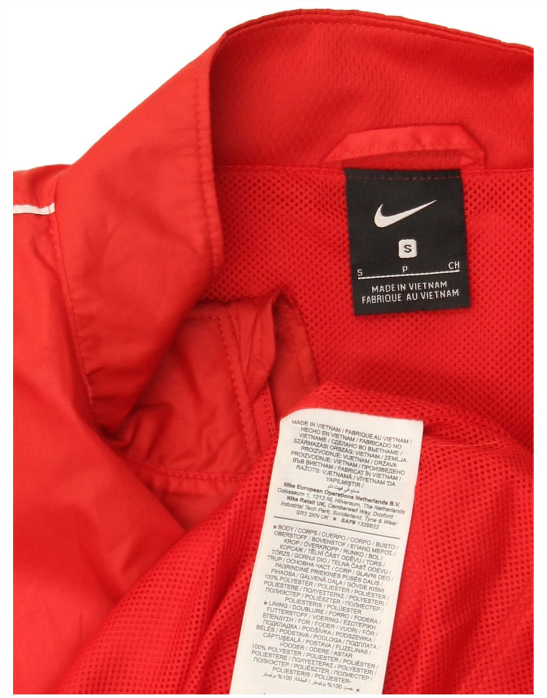 NIKE Veste de survêtement pour homme Taille S Rouge