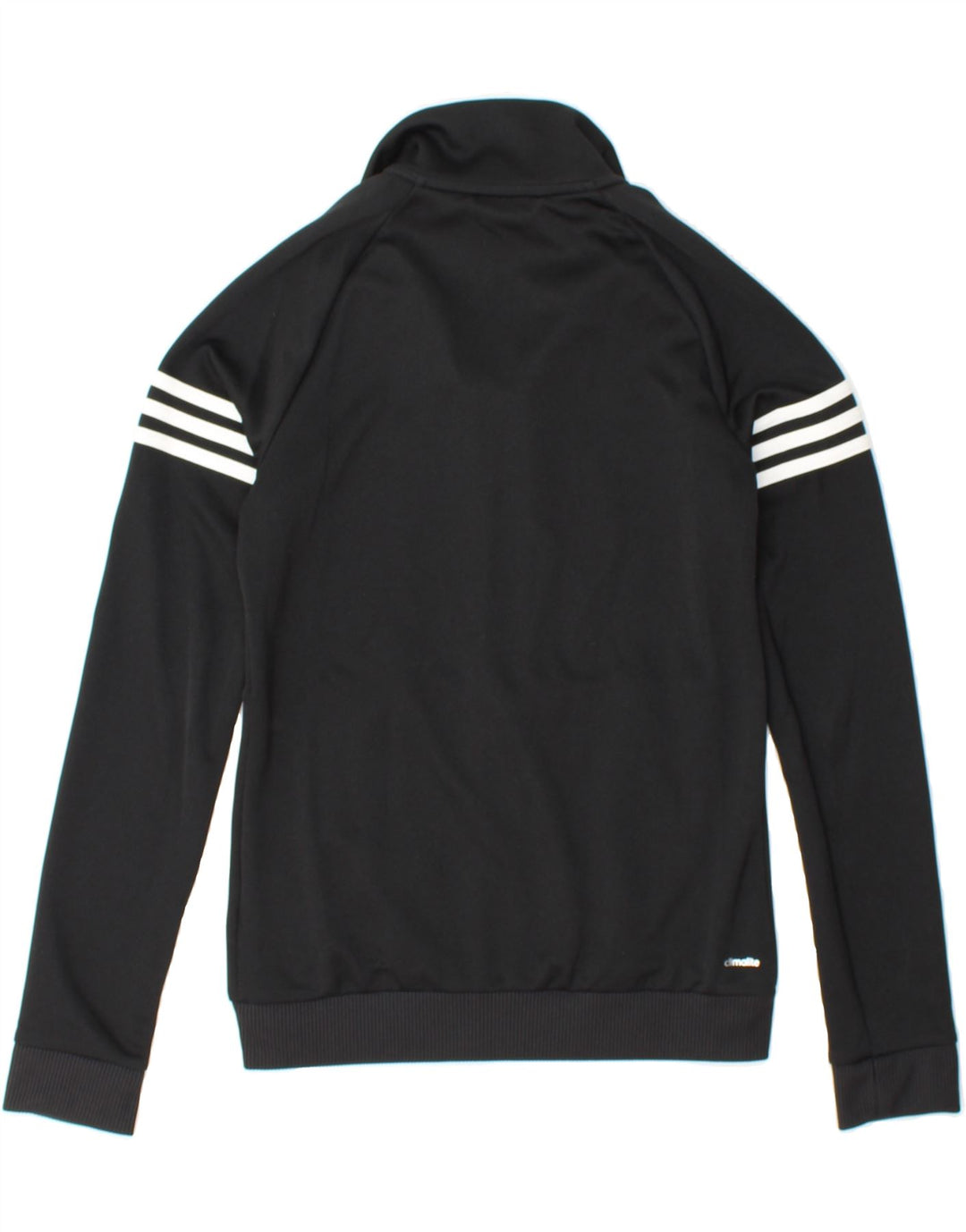 ADIDAS Womens Climalite Tracksuit Top Jacket UK 4/6 XS Black Polyester Vintage Adidas and Second-Hand Adidas from Messina Hembry 