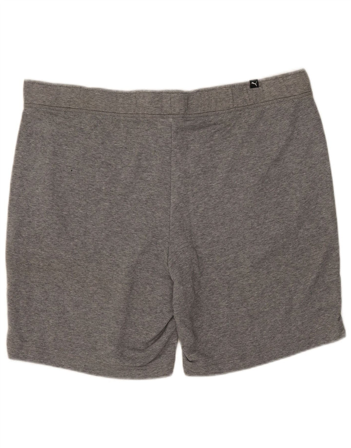 Puma Short de Sport Homme XL Gris Coton