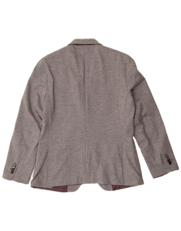 John Barritt Veste Blazer 2 Boutons Femme IT 50 XL Gris Coton