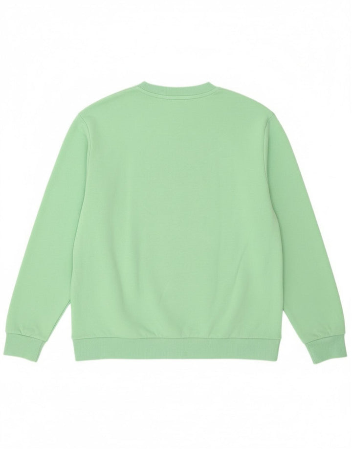 Kappa Sweat-shirt graphique pour homme en coton vert 2XL