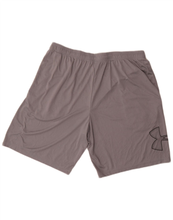 Under Armour Short de Sport Graphic Homme XL Gris Polyester