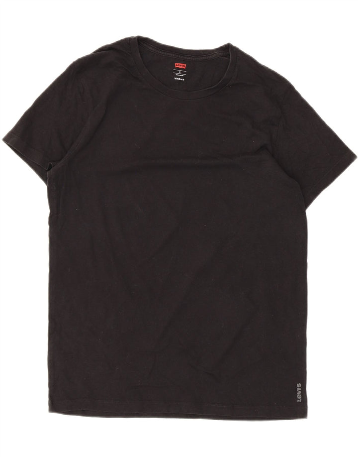 LEVI'S Mens T-Shirt Top Small Black Cotton