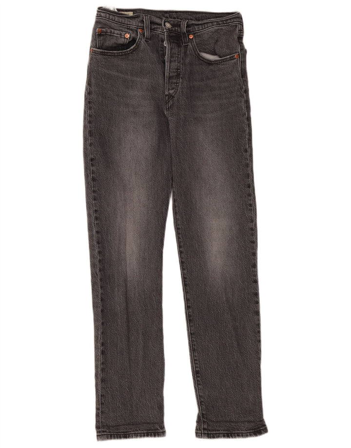 Levi's Jean Droit 501 Femme W26 L30 Gris Coton