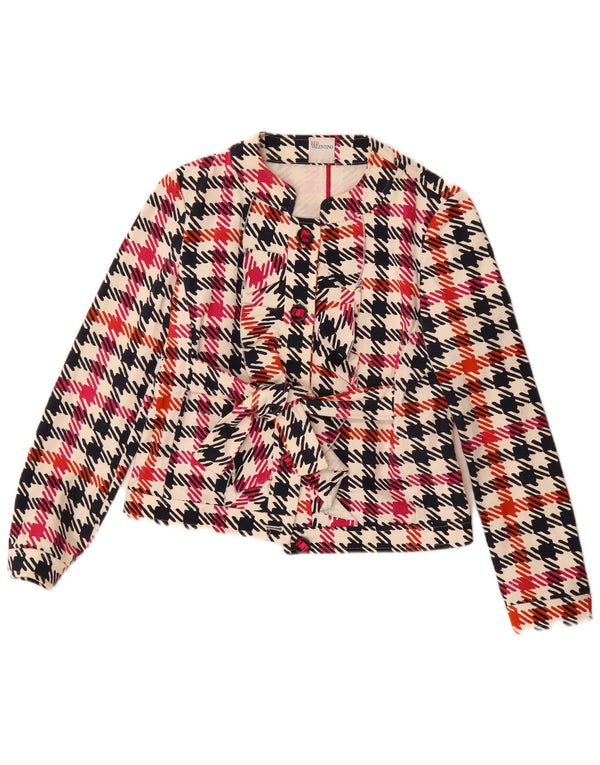 Red by Valentino Veste Blazer Courte Femme IT 42 Moyen Multicolore