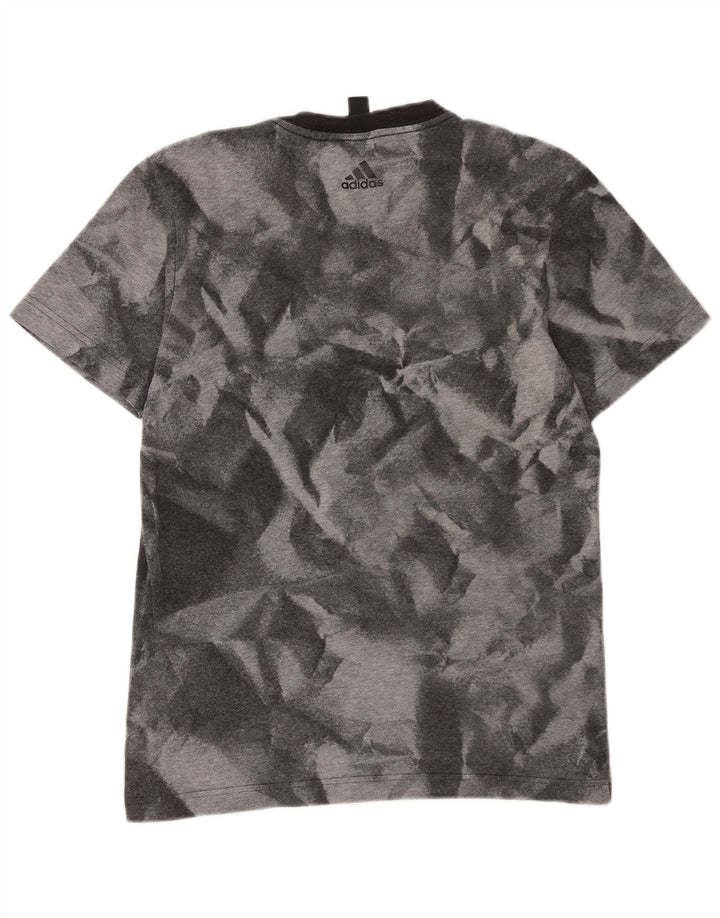 ADIDAS T-Shirt Graphique Homme Petit Gris Tie Dye