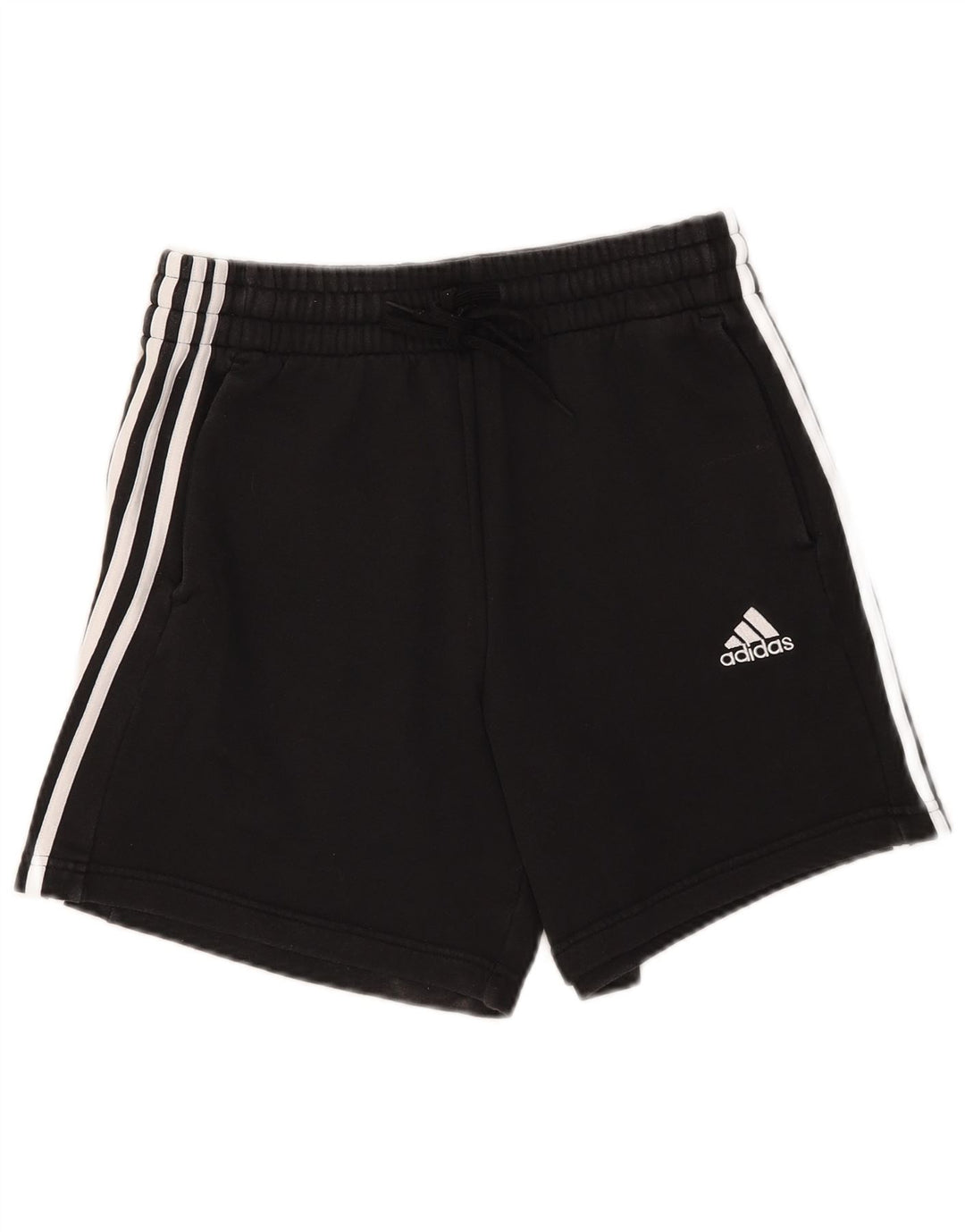 Adidas Short de Sport Garçon 13-14 Ans Coton Noir Moyen