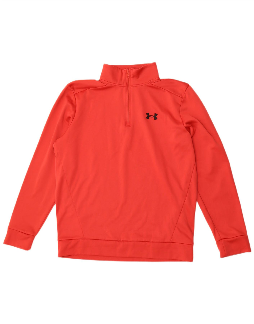Under Armour Sweat-Shirt Zip Neck Homme Rouge Moyen Polyester