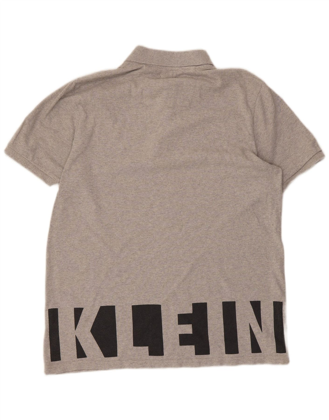 CALVIN KLEIN JEANS Polo Graphique Homme Gris Moyen Coton