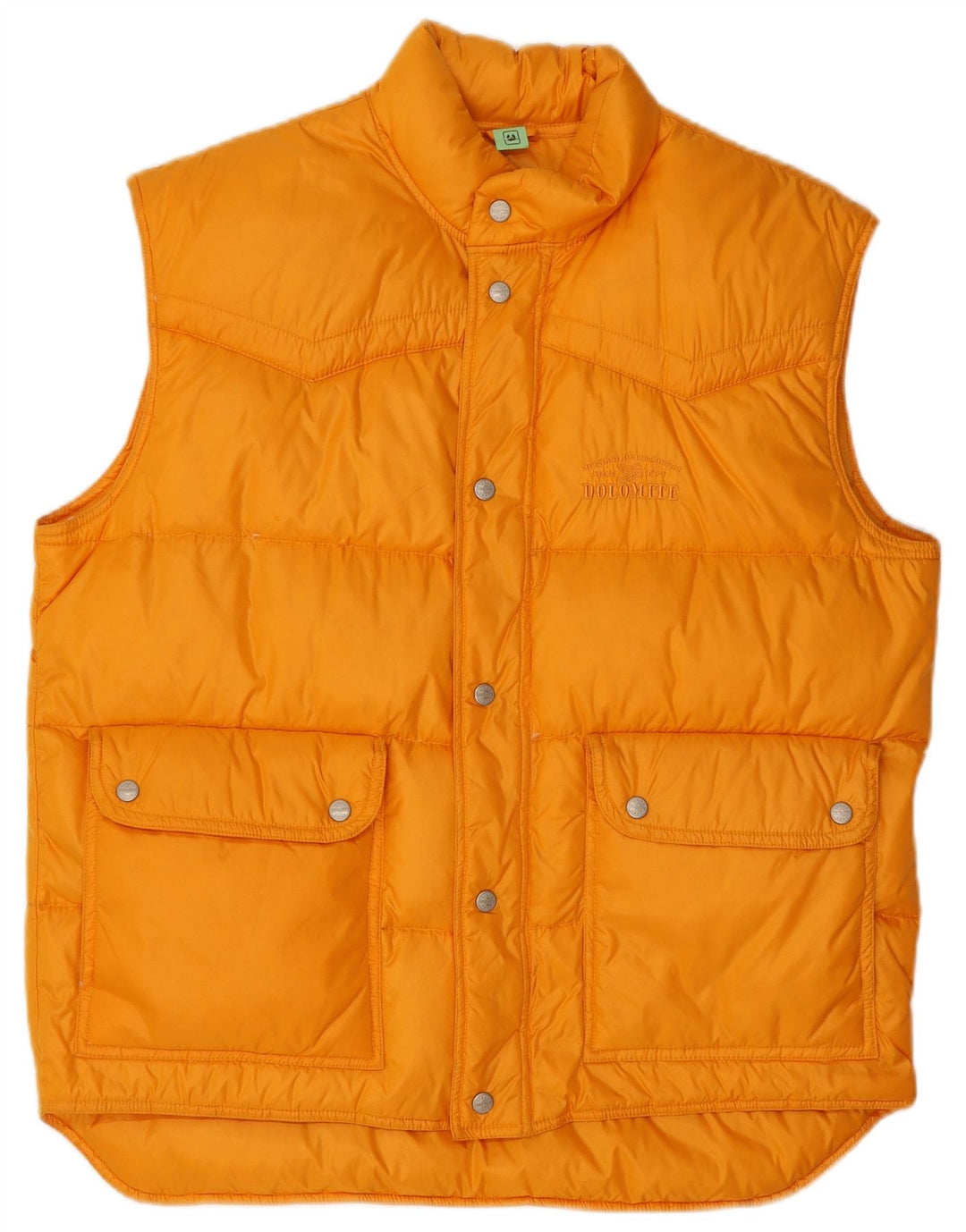 Dolomite Gilet rembourré pour homme UK 40 Large Orange Nylon