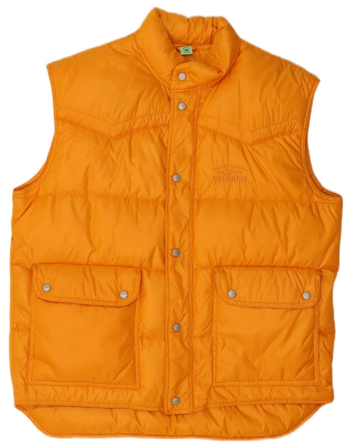 Dolomite Gilet rembourré pour homme UK 40 Large Orange Nylon