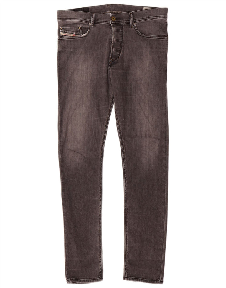 DIESEL Jean Slim Tepphar Carrot Homme W31 L32 Gris Coton