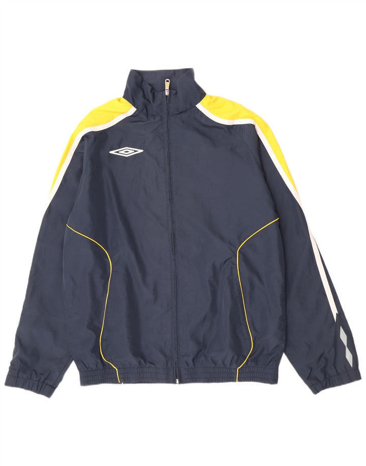 Umbro Veste de Survêtement Homme XL Bleu Marine Colorblock Polyester