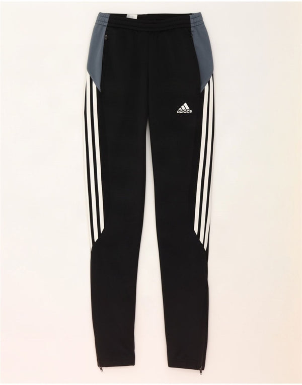 Adidas Pantalon de survêtement Climacool pour femme UK 4/6 XS Noir Colourblock