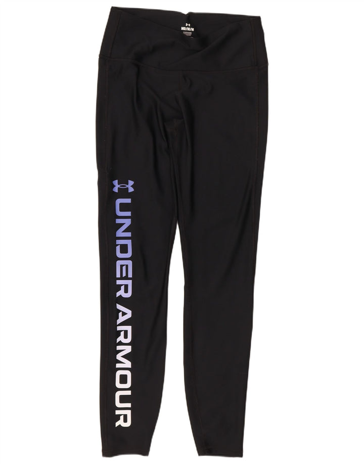 Under Armour Legging de compression graphique pour femme UK 12 Noir moyen