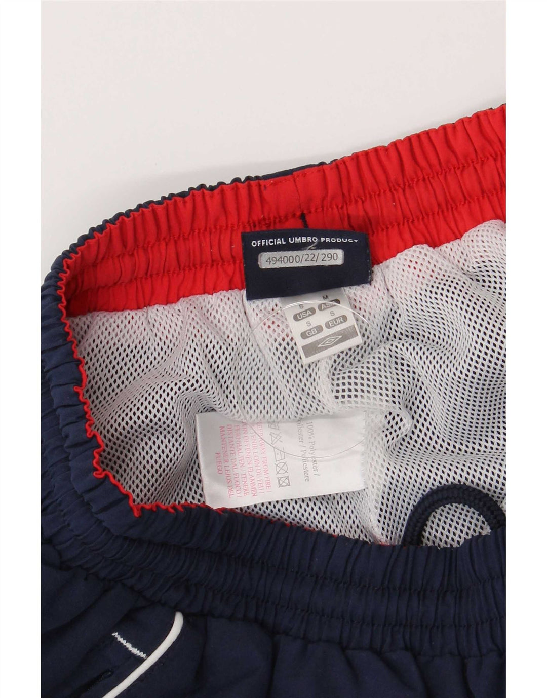 Umbro Pantalon de Survêtement Graphique Homme Joggers Petit Bleu Marine Polyester