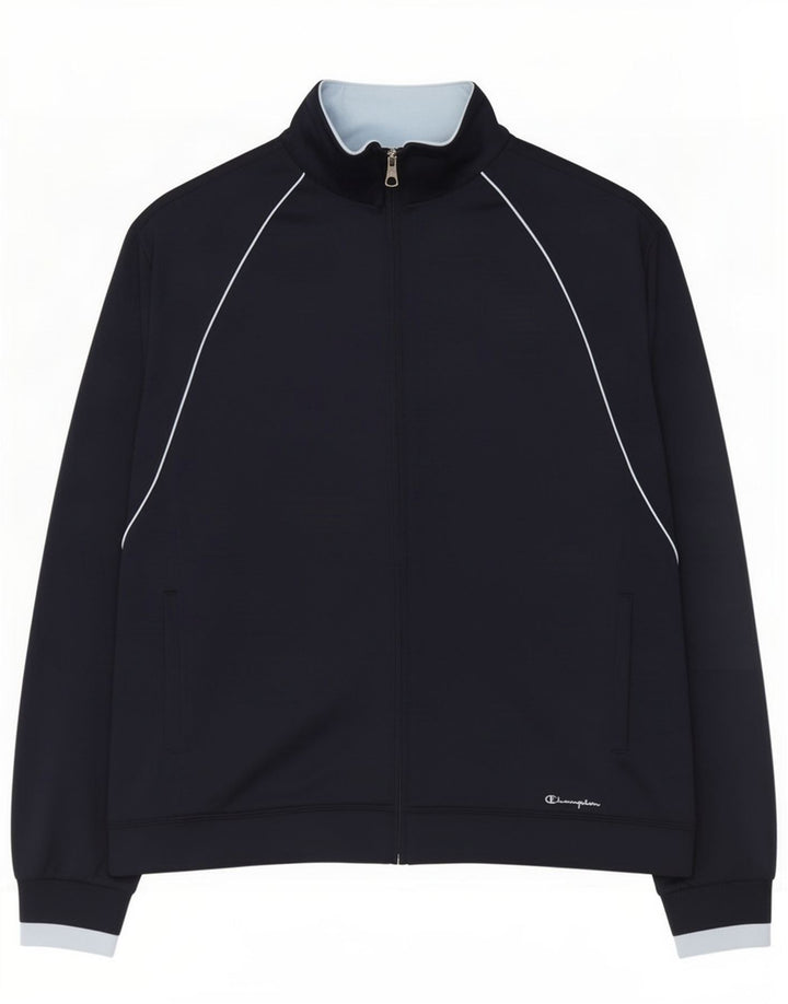 Champion Veste de survêtement pour homme 2XL Bleu marine Polyester