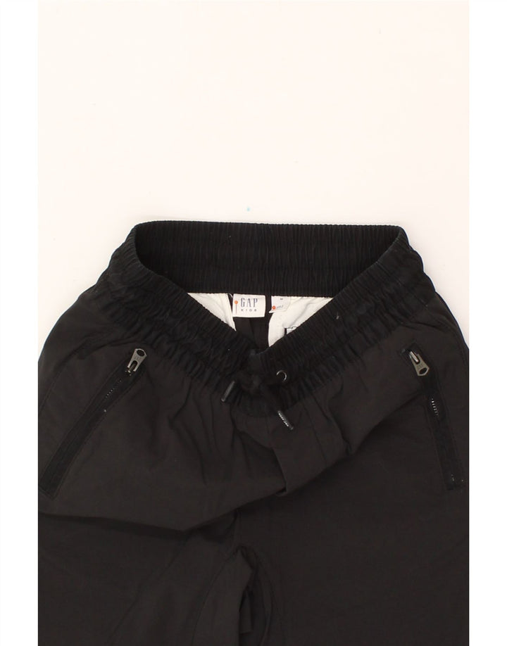 GAP Boys Tracksuit Trousers 7-8 Years Medium Black Polyester Vintage Gap and Second-Hand Gap from Messina Hembry 